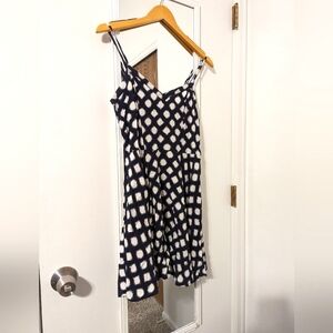 Cotton on Retro Style Shift Dress Polka Dots Spaghetti Strap dress Size L